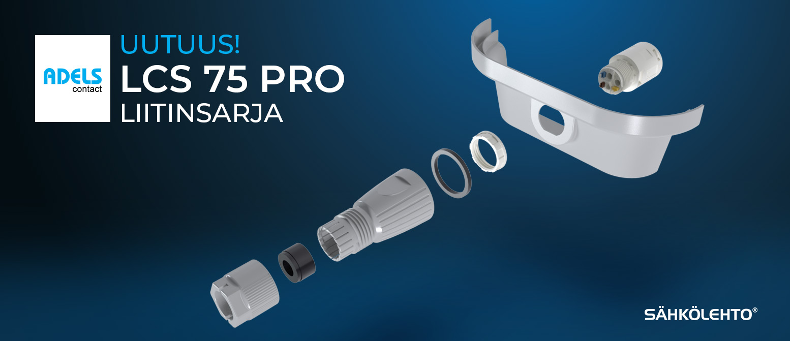 UUTUUS! Adels-Contact-liitinsarja LCS 75 PRO vedonpoistajalla